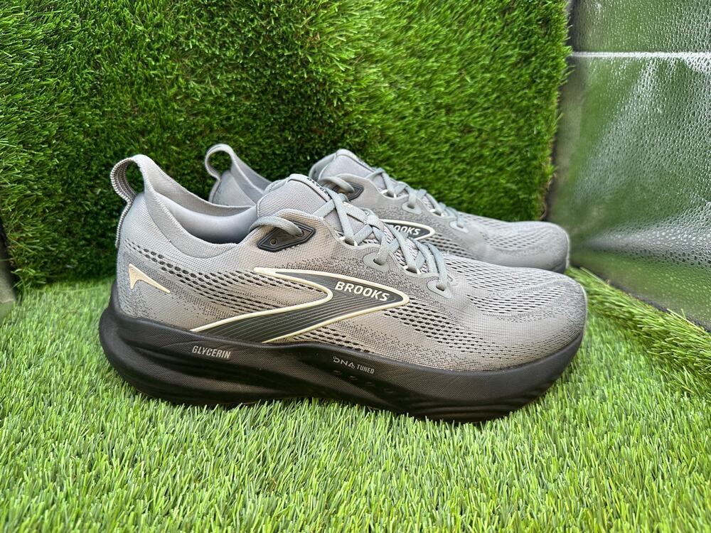Brooks Glycerin 22 1104451D078 Athletic Sneaker Men's 11.5D Gray Jacquard Sports